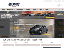 Tablet Screenshot of donshetlerchevrolet.com